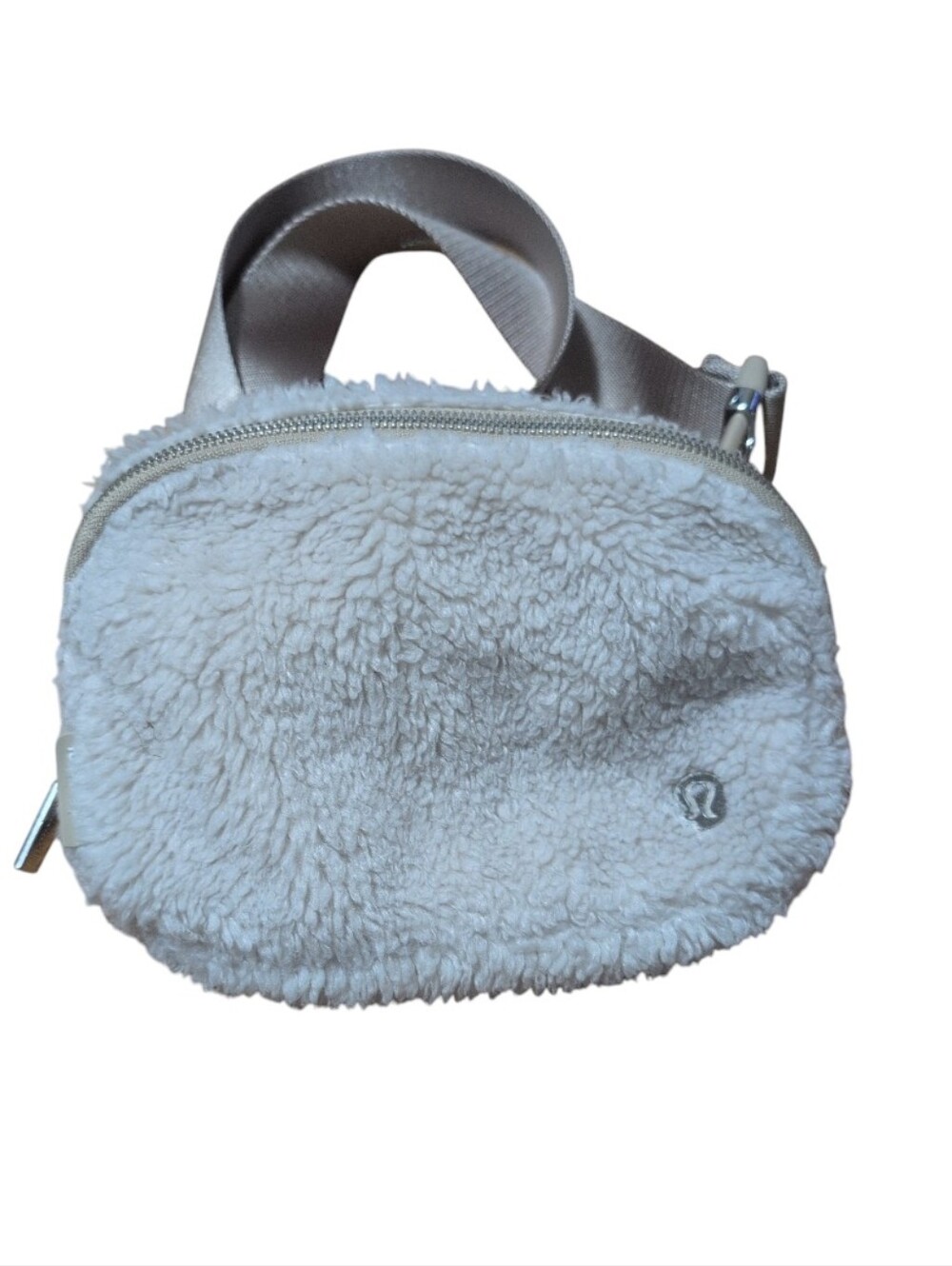 Lululemon Sherpa Belt Bag Cream Fleece Crossbody Everywhere Bag